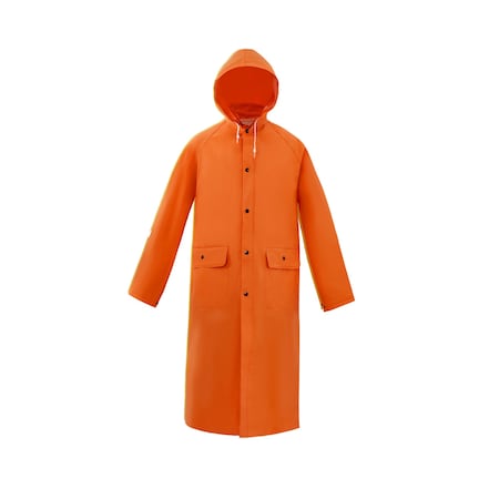 2W International Orange Heavy Weight Rain Coat, X-Large 7040CD-OR XL